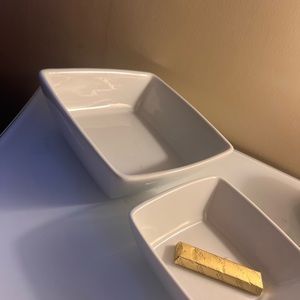 Set of 12: Square Food Network dish set.